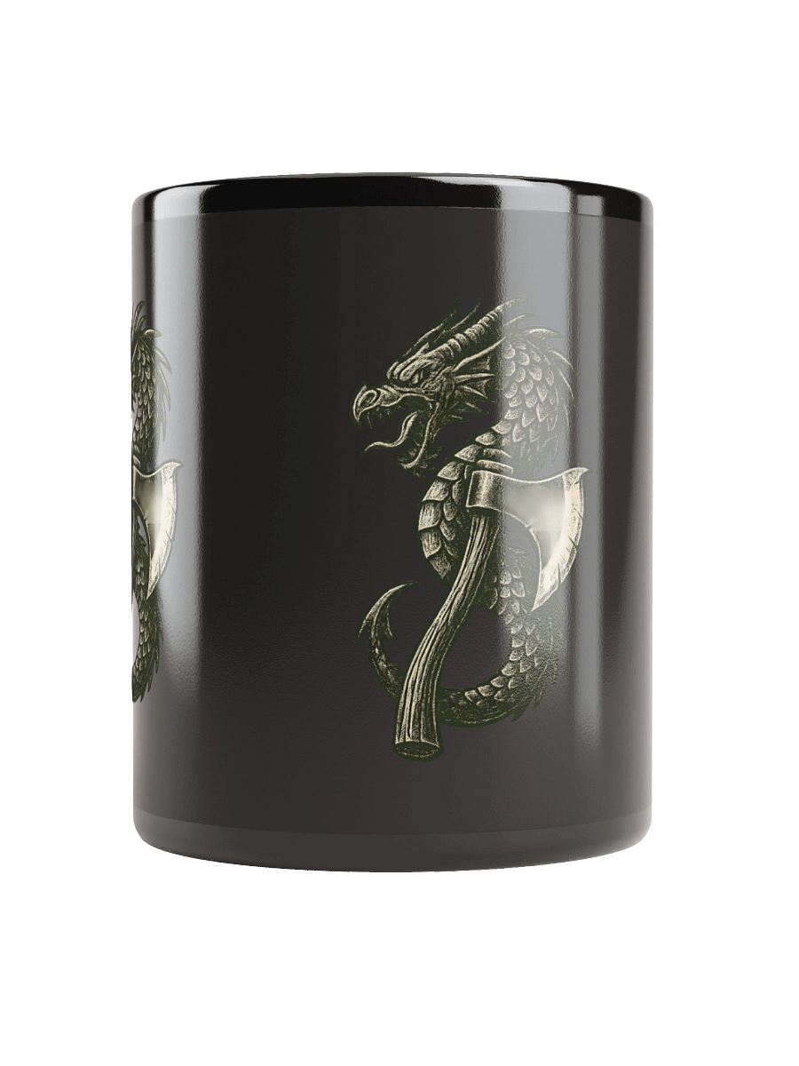 Coffee Mug Rugged Sportsmen Nordic Dragon Axe product image (9)