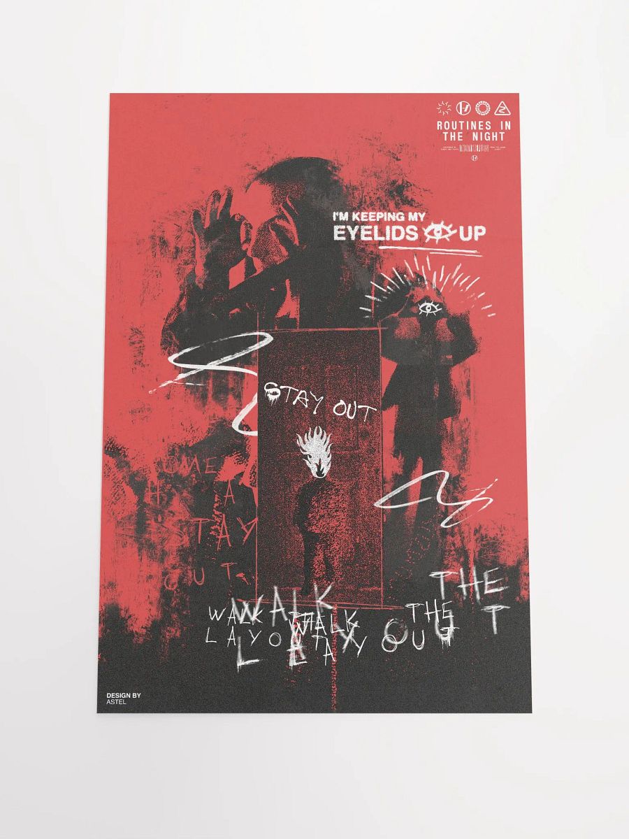Twenty One Pilots - Routines In The Night Poster (RED VERSION) product image (2)