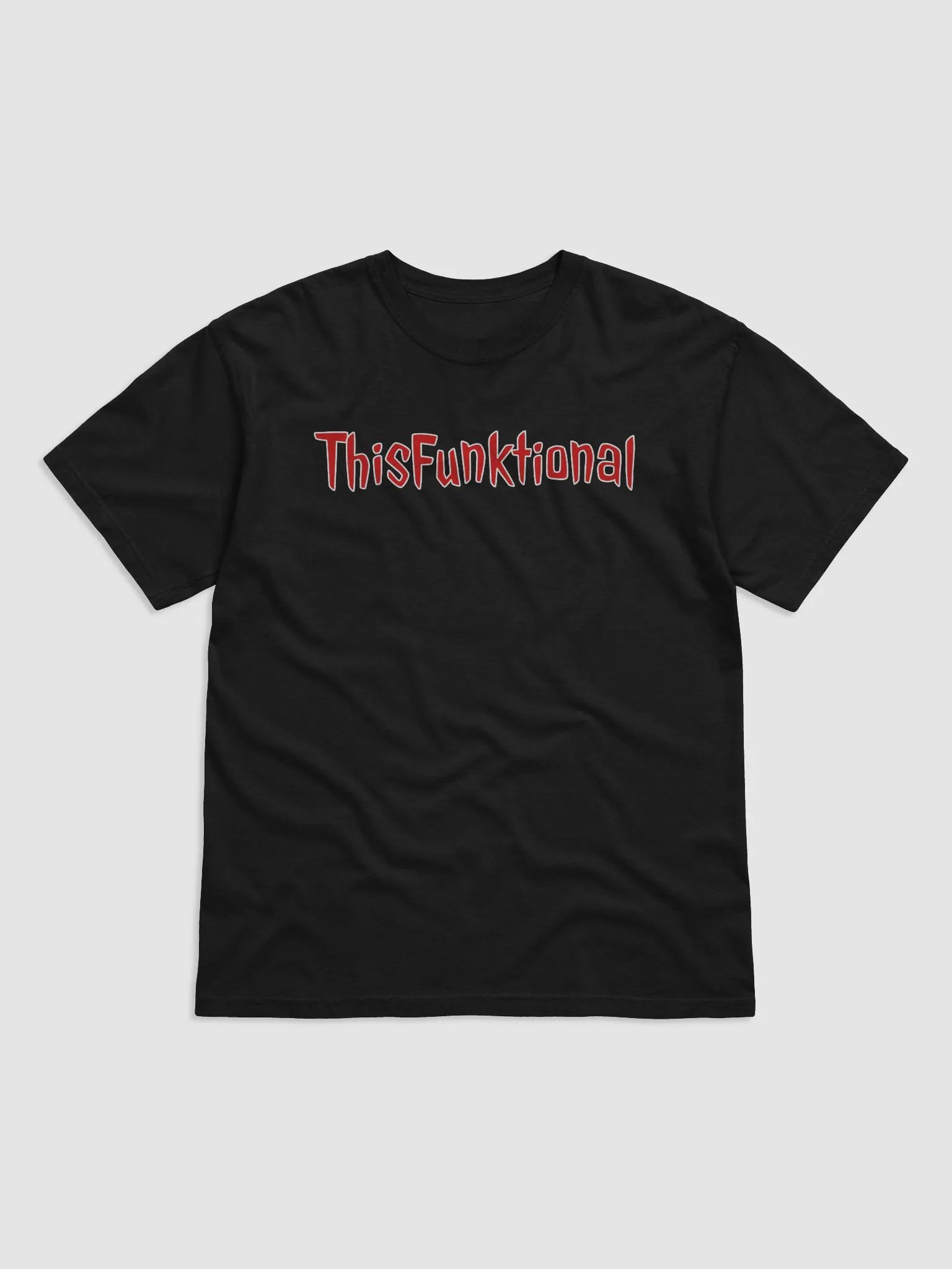 ThisFunktional T-Shirt (red letters with white outline) product image (1)