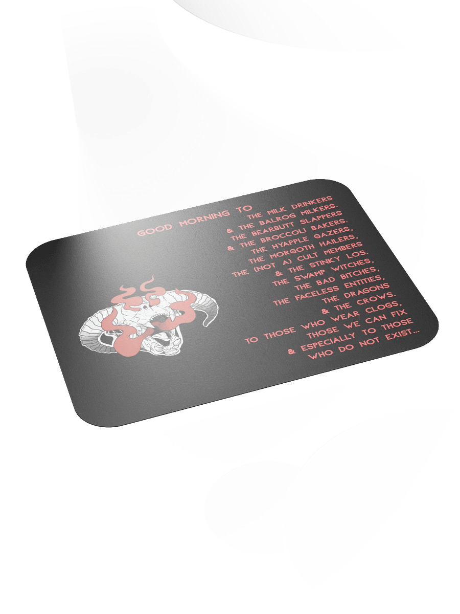 Cult Mousepad - Good Morning product image (4)
