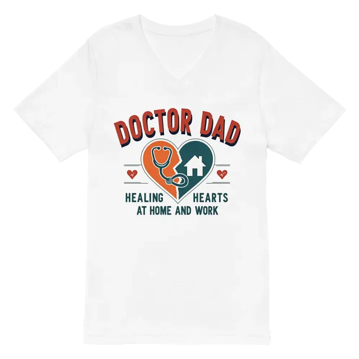 Healing Hearts Doctor Dad V-Neck Tee product image (2)