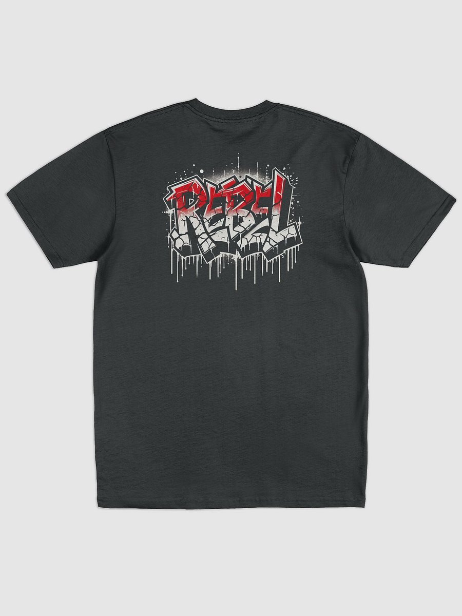 REBEL | Urban Graffiti Tag T-Shirt for Skaters and Outlaws product image (2)