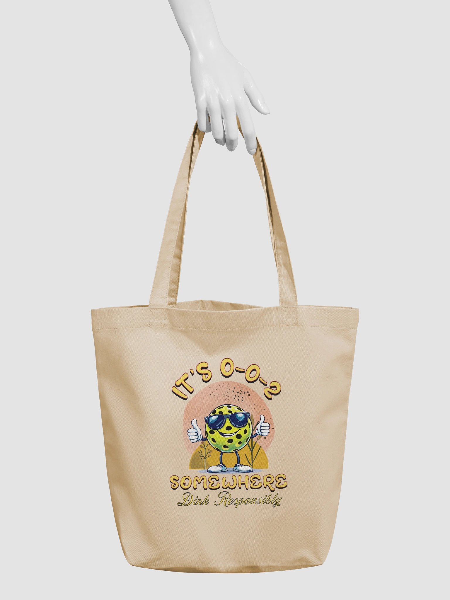 Its 002 Somewhere Pickleball Dink Responsibly Eco Tote product image (6)