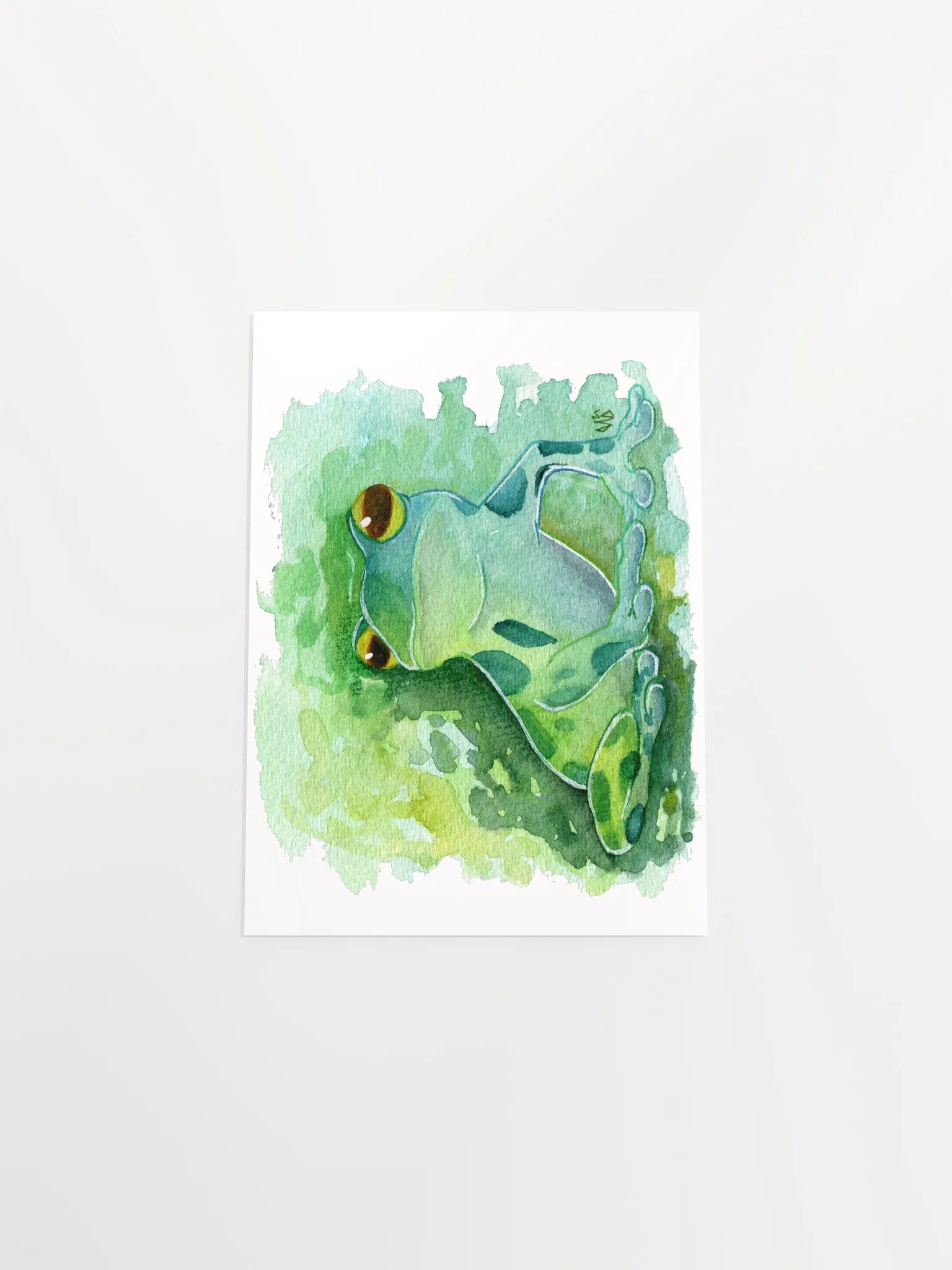 Watercolor Frog Print product image (4)
