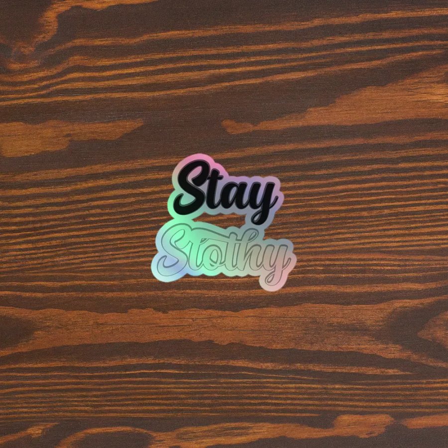Slothy Holographic Sticker Set product image (5)
