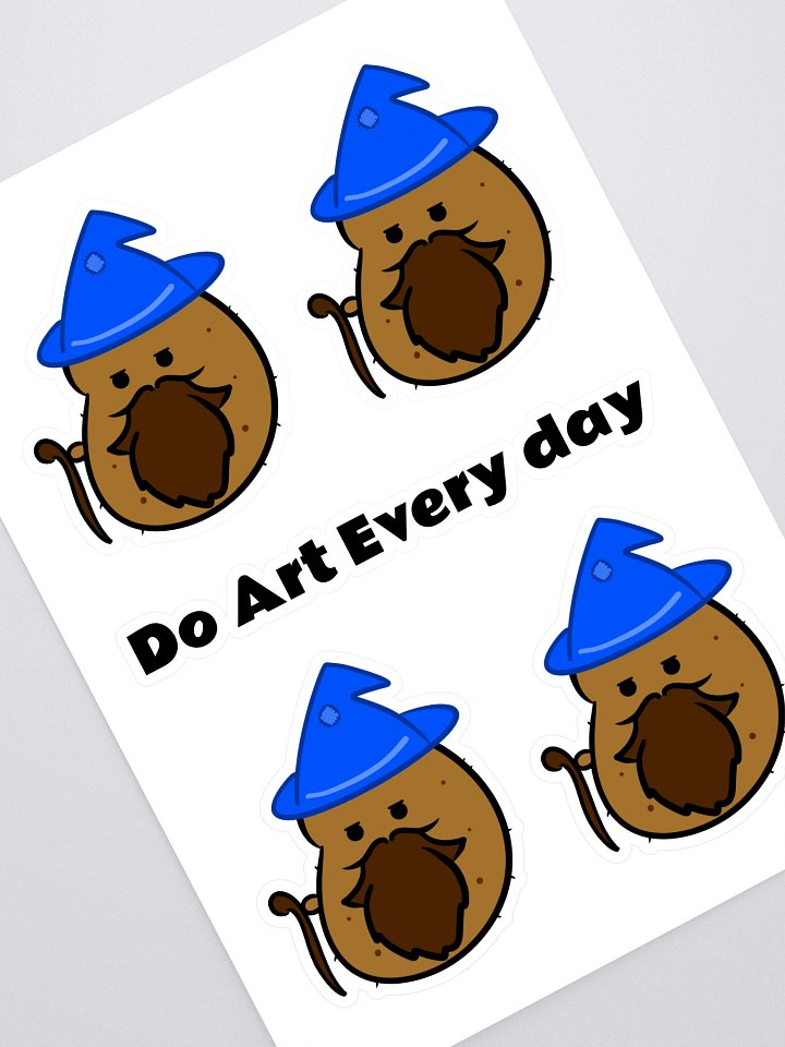 Aweshome Beard-Tato Stickers product image (1)
