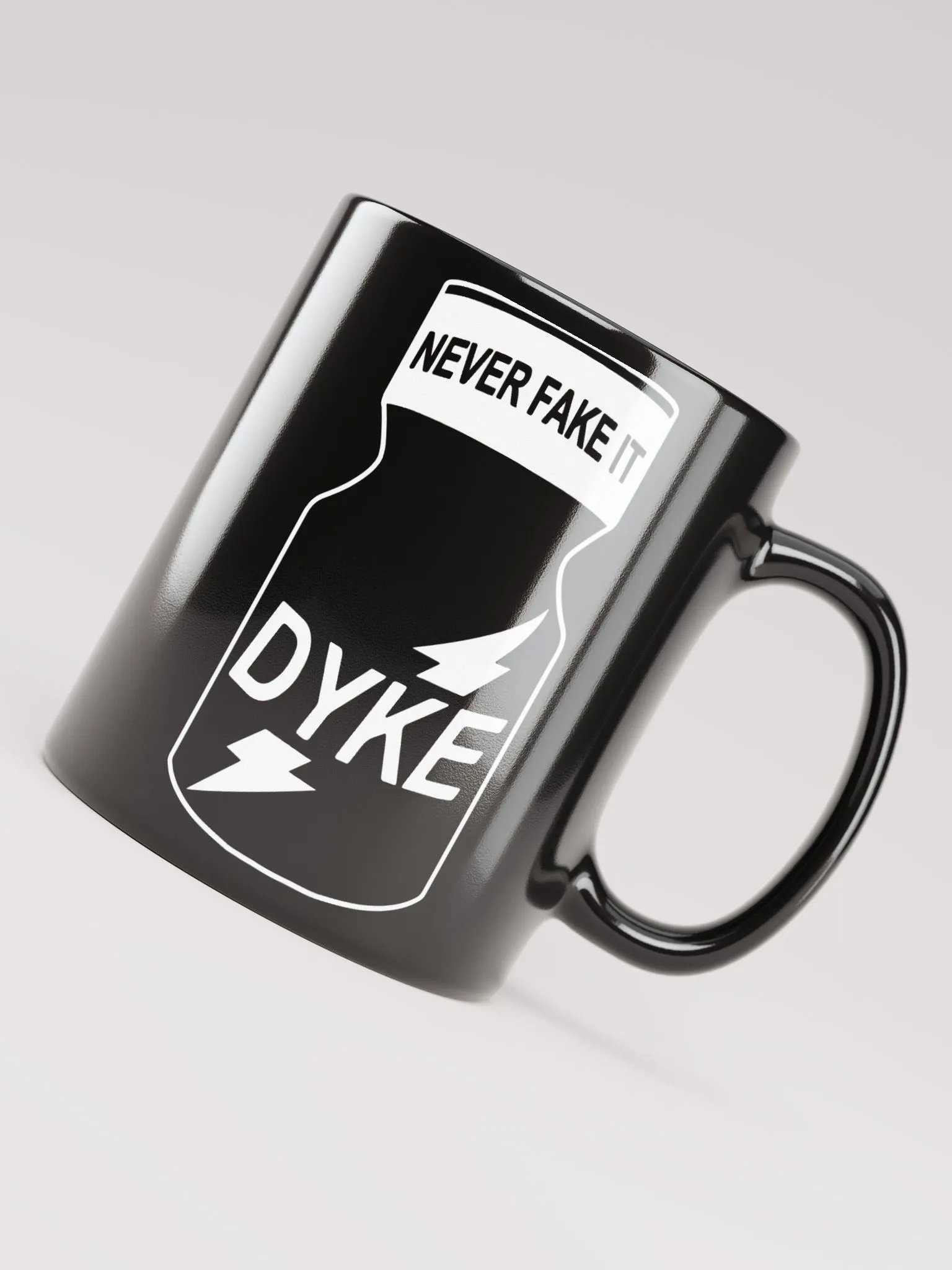 Dyke Poppers Mug 👃 Black product image (3)