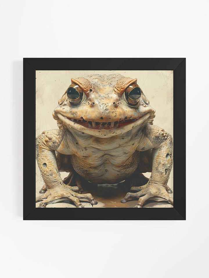 Killer Frog Framed Wall Art product image (1)