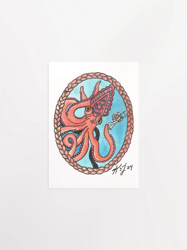 Kel and Kraken Print product image (2)