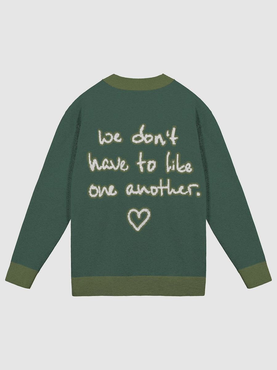 ONE ANOTHER (lg. lined design, duotone green) knitwear cardigan product image (7)
