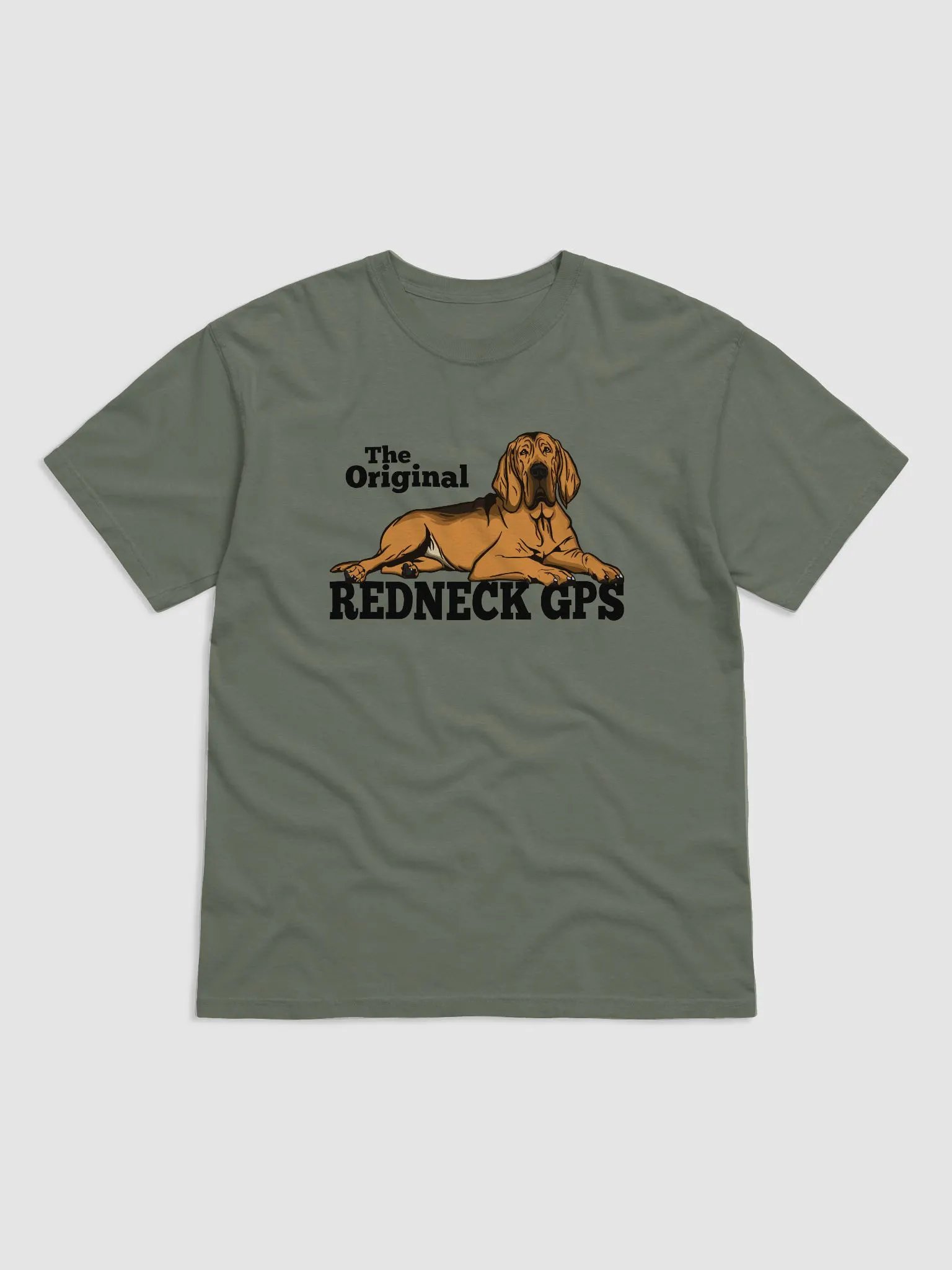 The Original Redneck GPS T-Shirt of a Bloodhound | Funny T-Shirt for Bloodhound Paw-rents product image (24)