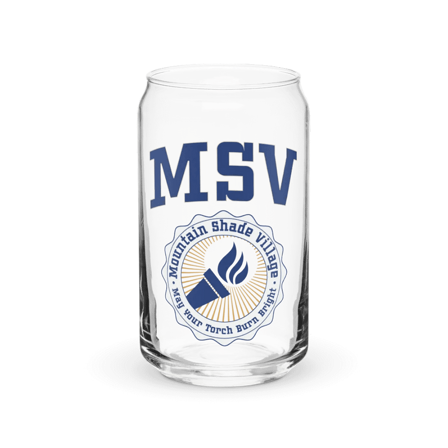 University MSV Can-Shaped Glass product image (2)
