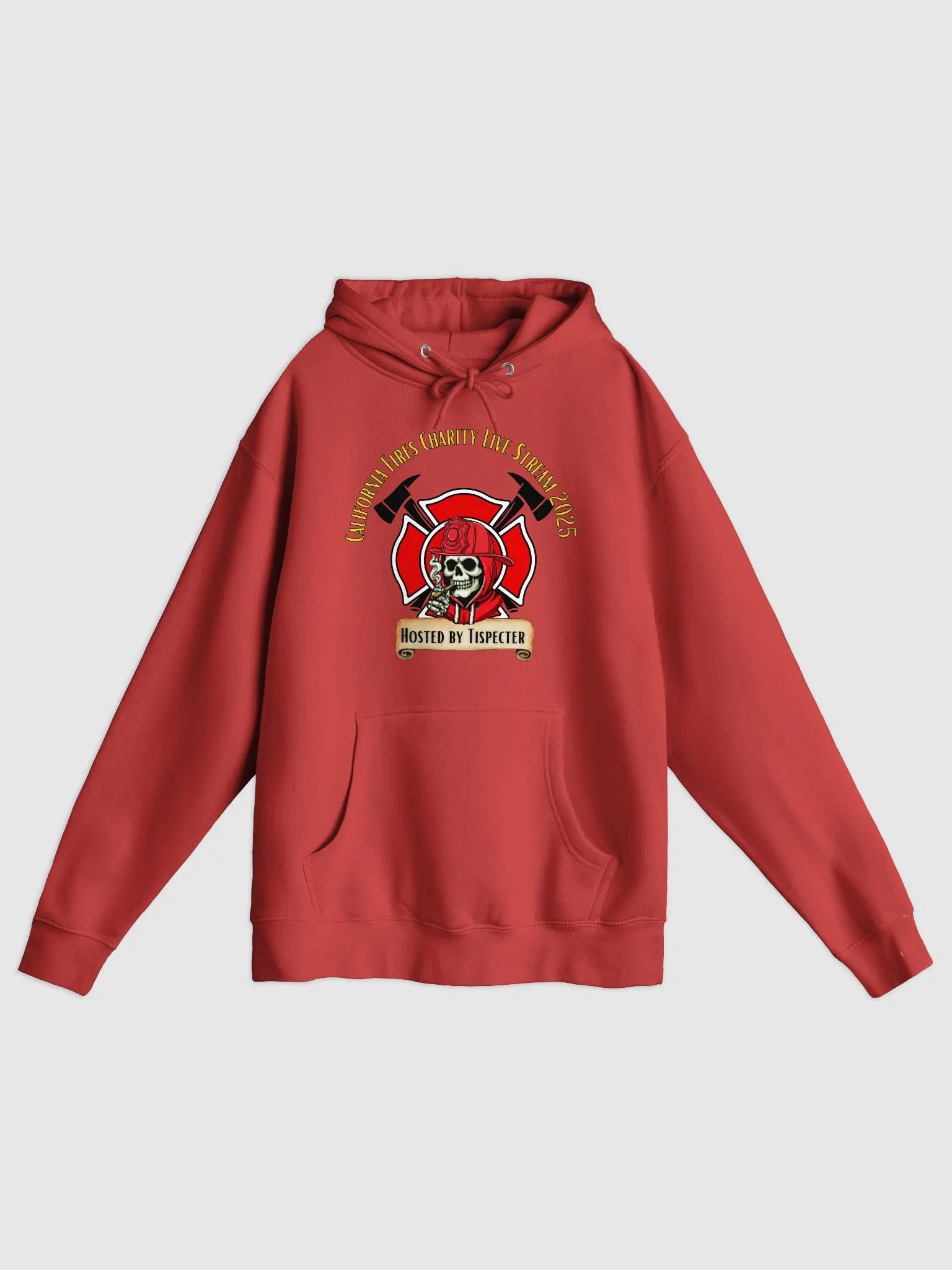 Chill Reaper Limited 2k25 Cali Fires Charity Pullover Hoodie - (Front Badge) product image (1)