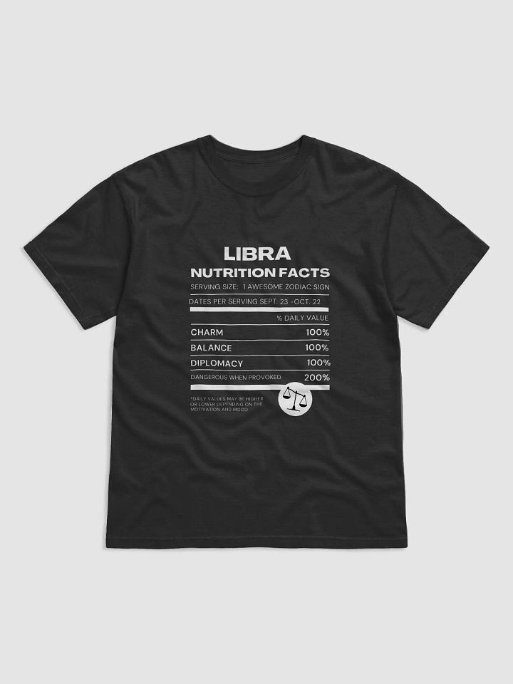 Libra Nutrition Facts Tee product image (2)