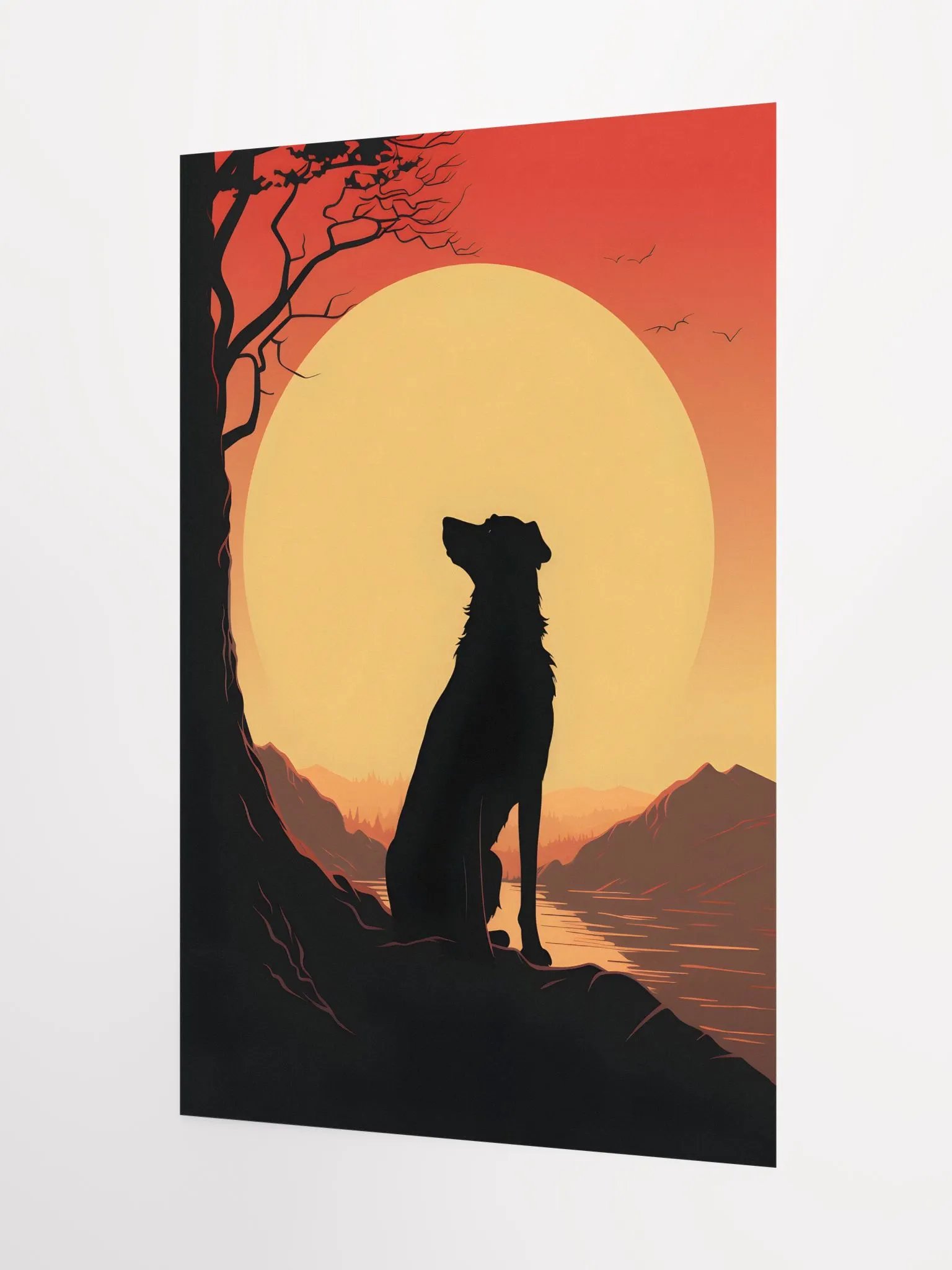 Dog Silhouette Poster product image (3)