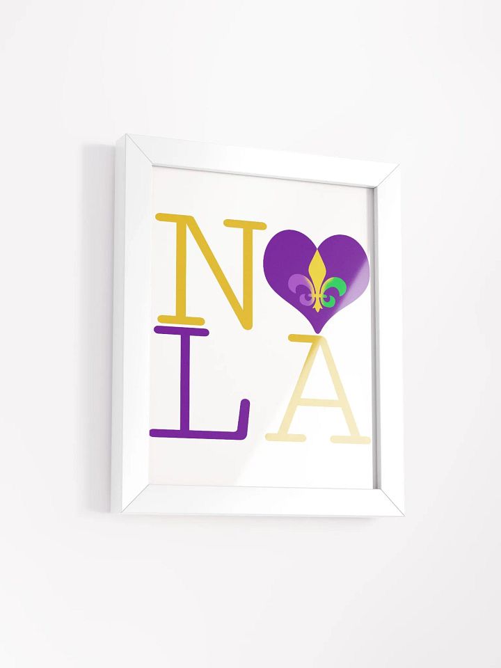 I LOVE NOLA **BIGSHOT POSTER** (MARDI GRAS 3) product image (2)