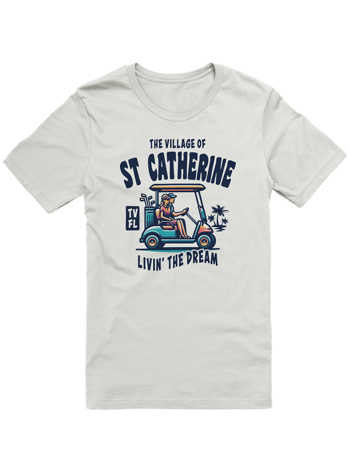 The Village of St Catherine TV FL Golf Cart Design T-Shirt product image (4)