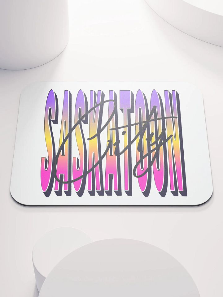 Saskatoon City Gradient Signature Mouse Pad product image (2)