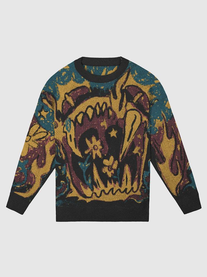 Flowers burning Hellmouth - Cyan Pink Yellow Black product image (1)