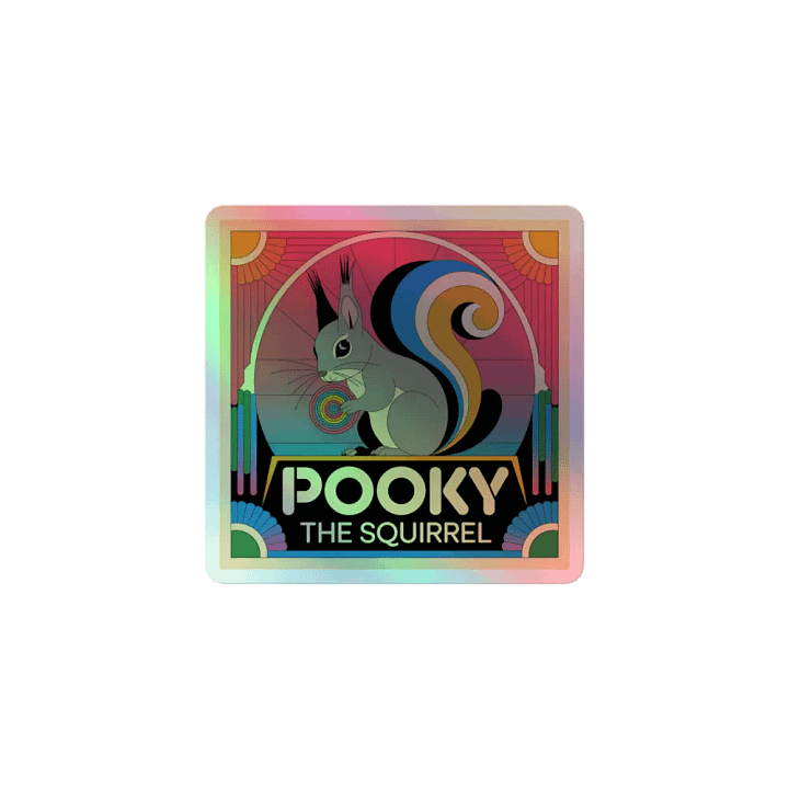 Pooky's Holographic Squirrel Sticker Pack product image (1)