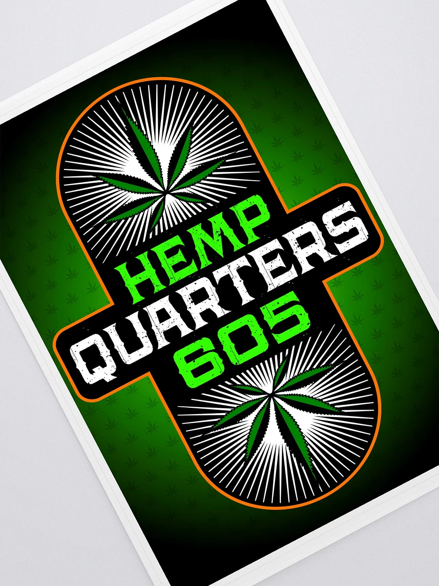 Hemp Quarters Sticker (5.83