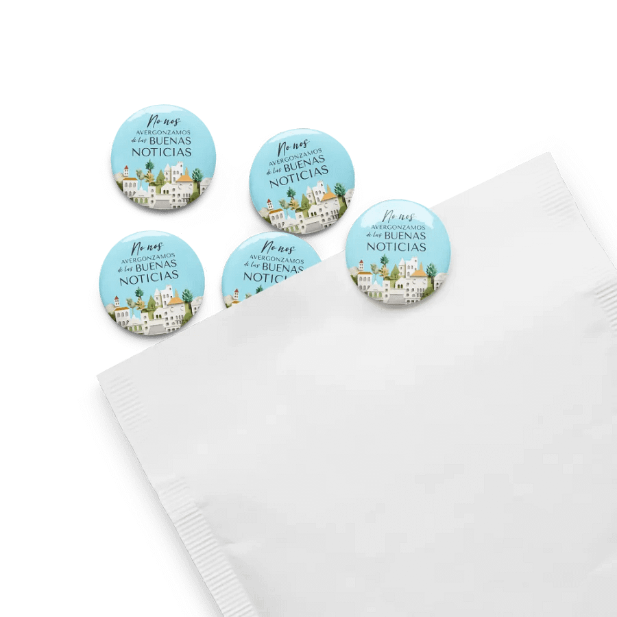 'No Nos Avergonzamos de las Buenas Noticias' Pin Set product image (4)