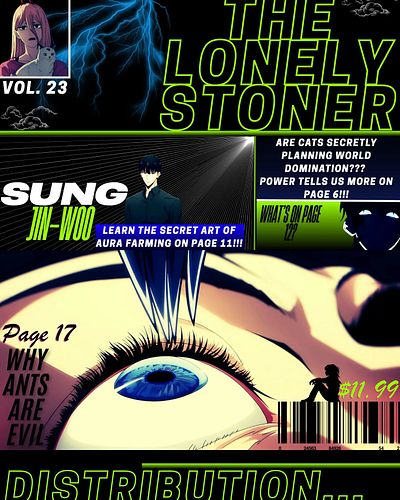 #TheLSD #TheLonelyStonerDistribution Vol. 23 on sale now at www.TheLSD.art!!! Custom Designs for Custom People!!!