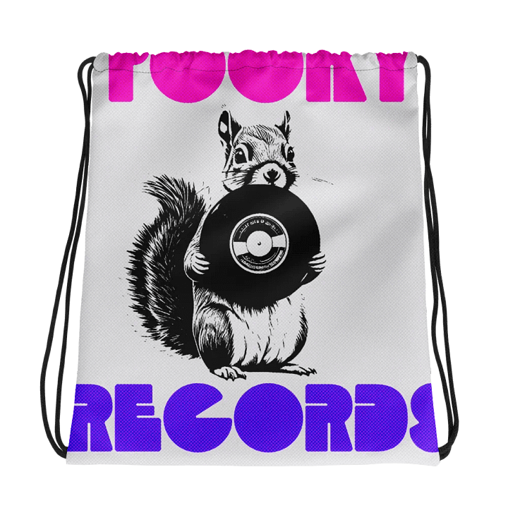 Pooky Records All-Over Print Drawstring Bag product image (1)