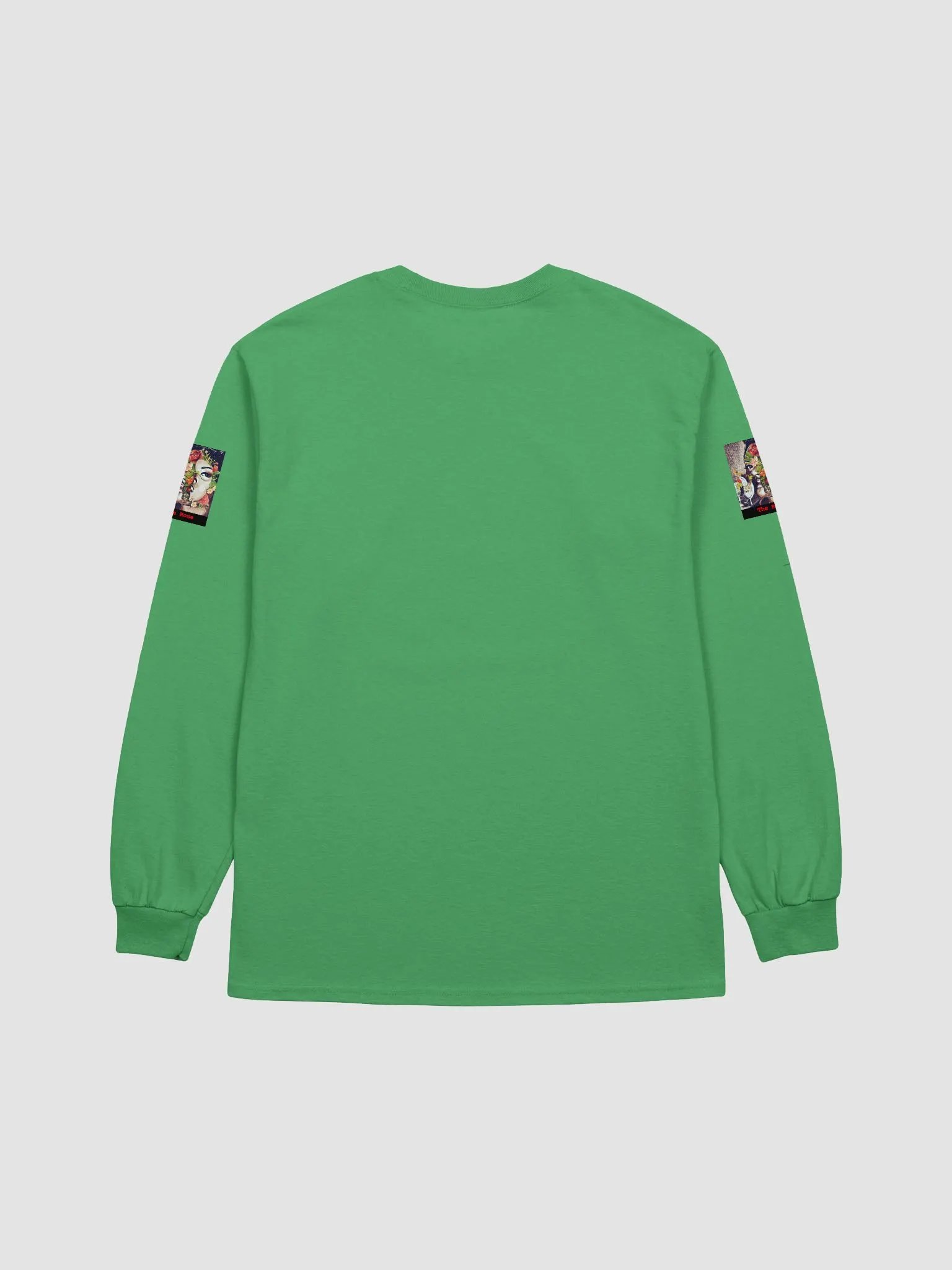 The Rose Long Sleeve Green Tee product image (2)