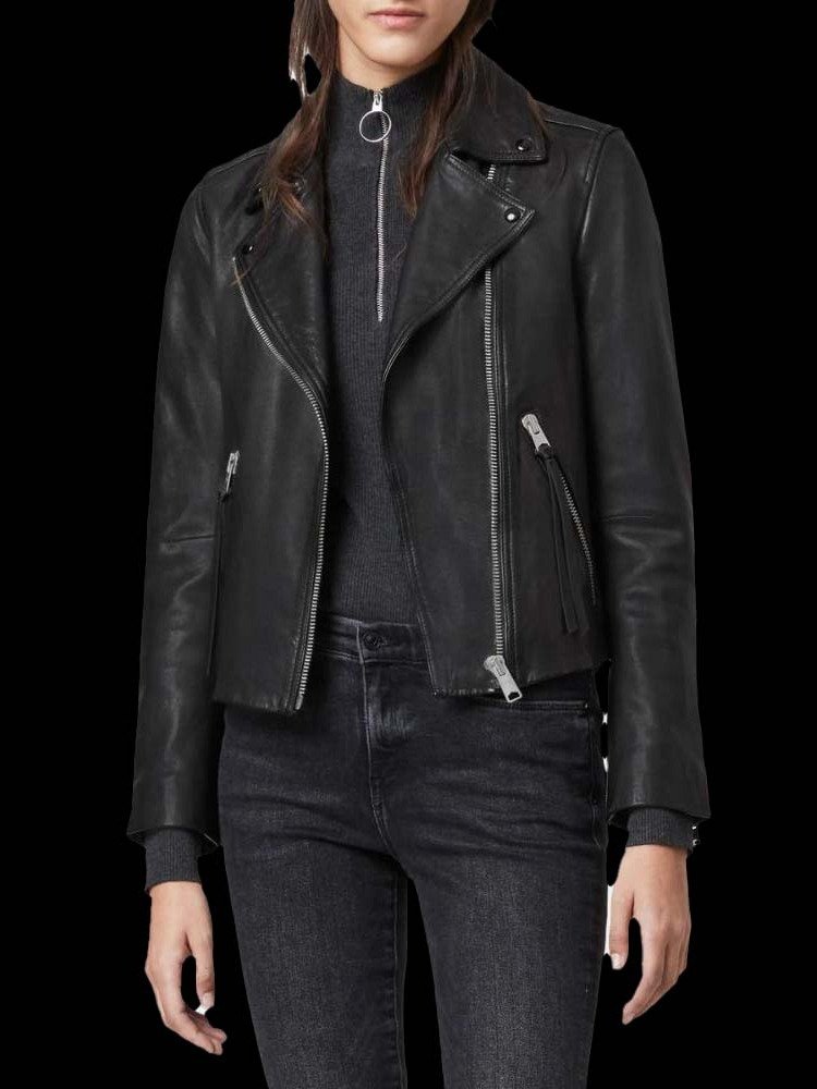 Ladies Giah Leather Blazer product image (1)