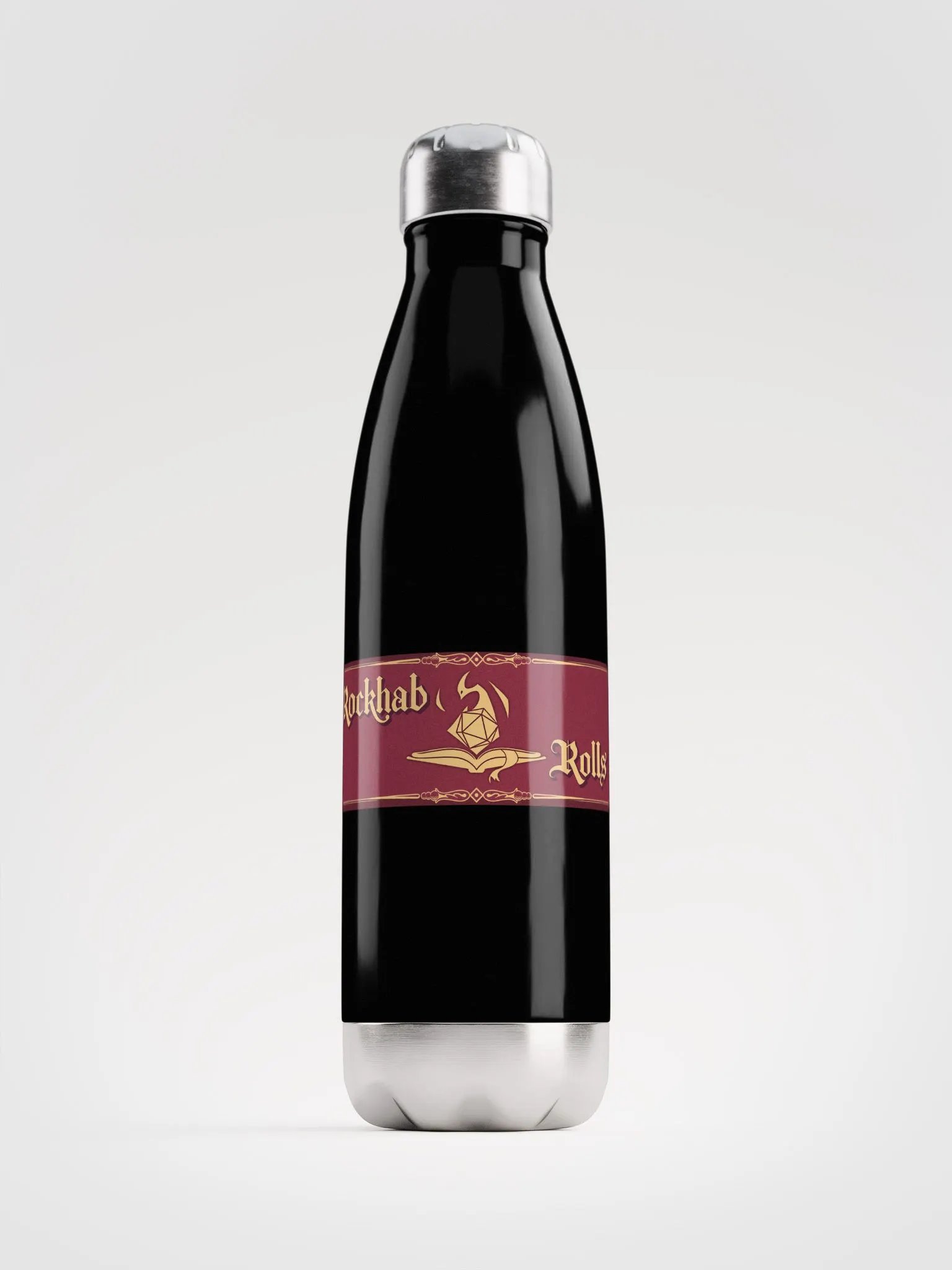 Rockhab Rolls Banner Water Bottle product image (1)