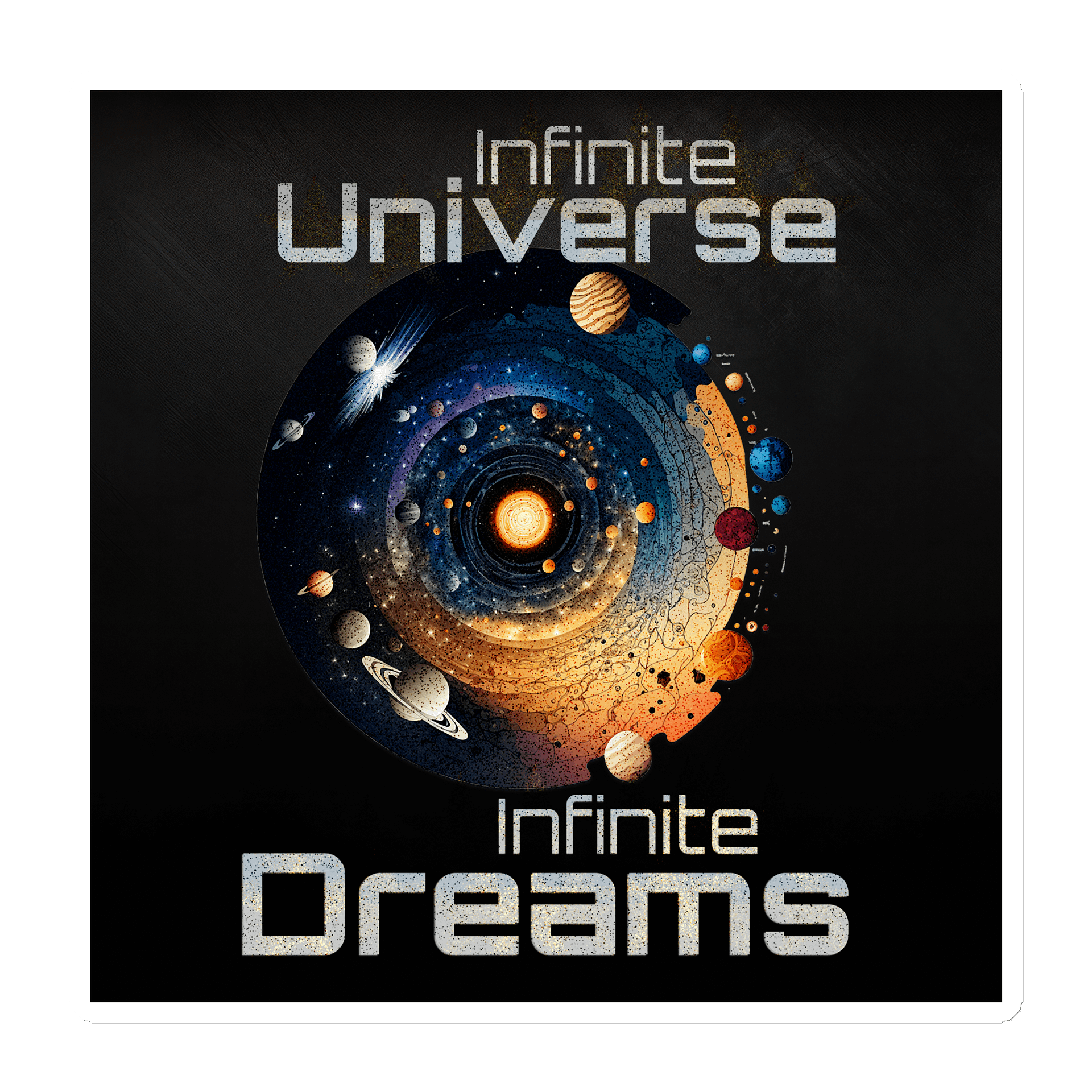 Cosmic Horizons Infinite Universe Infinite Dreams Magnet product image (1)