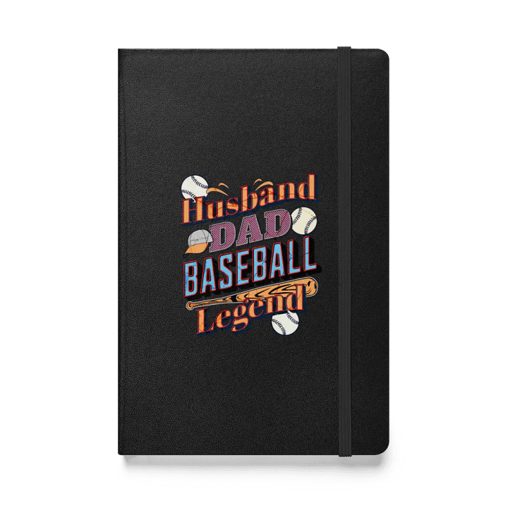 Husband Dad Baseball Legend Hardcover Journal product image (1)