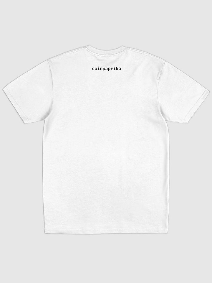 White coinpaprika t-shirt product image (2)