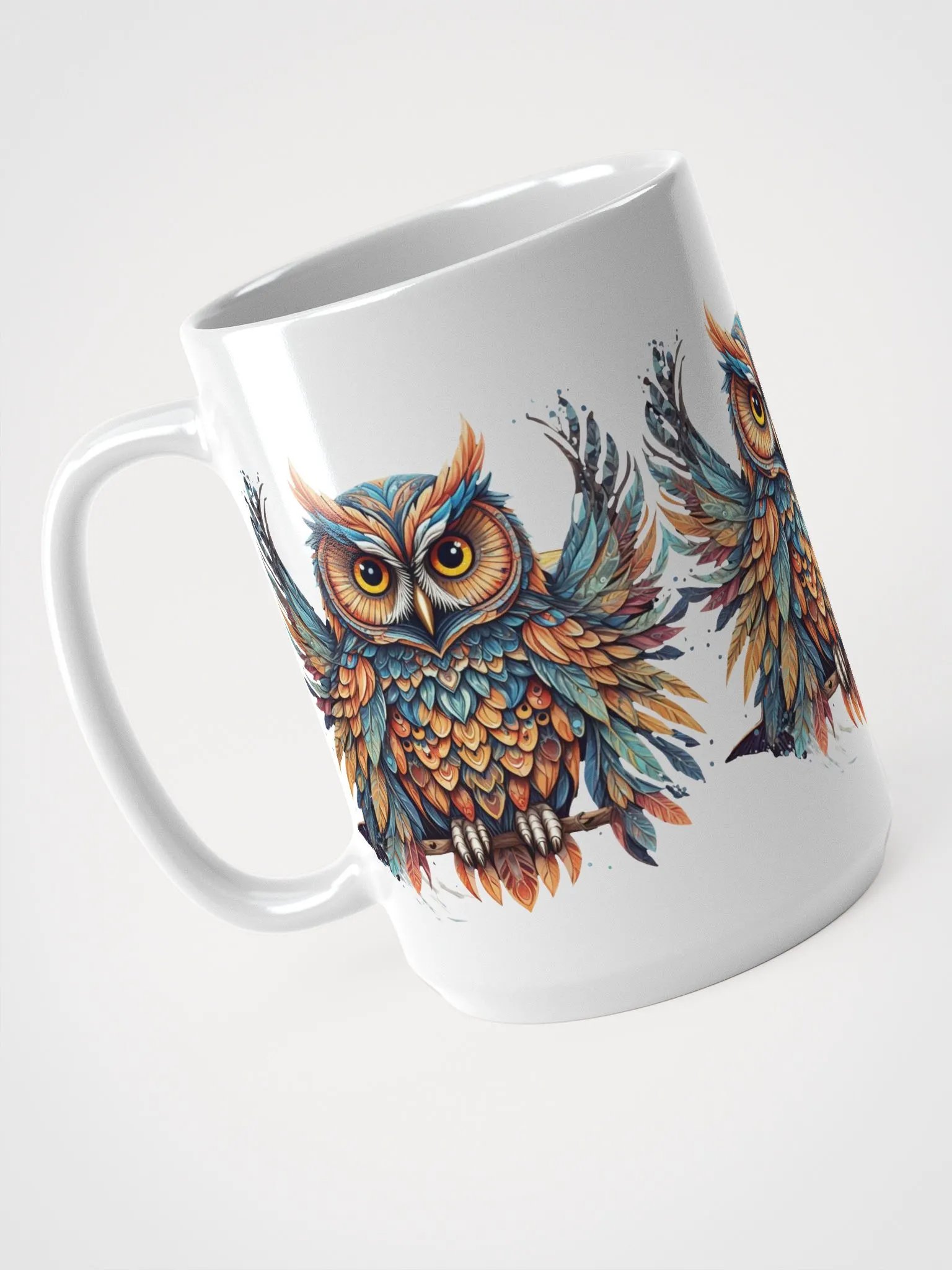 Vibrant Owl Eyes Mug product image (3)