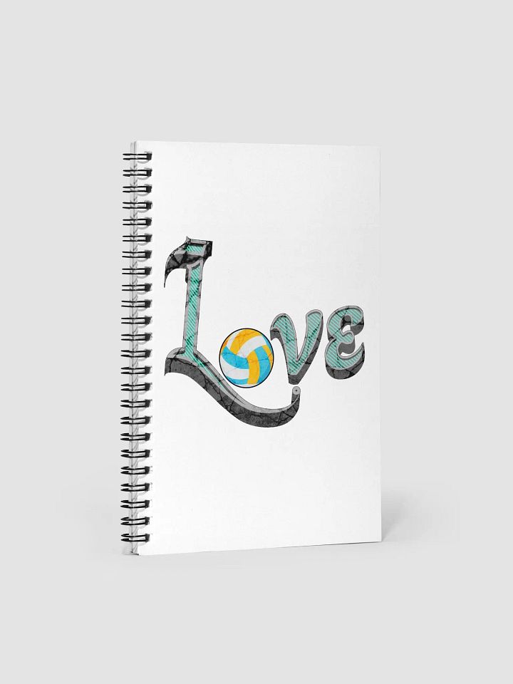 Love Volleyball Spiral Notebook product image (1)