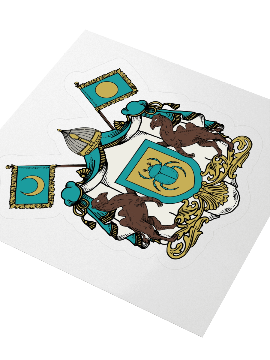The Scarab of the Twin Skies Kiss Cut Sticker product image (3)