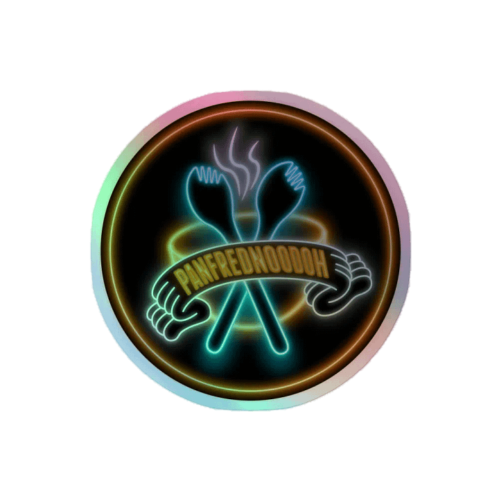 PanFREDNoodoh Logo Holo Sticker product image (2)