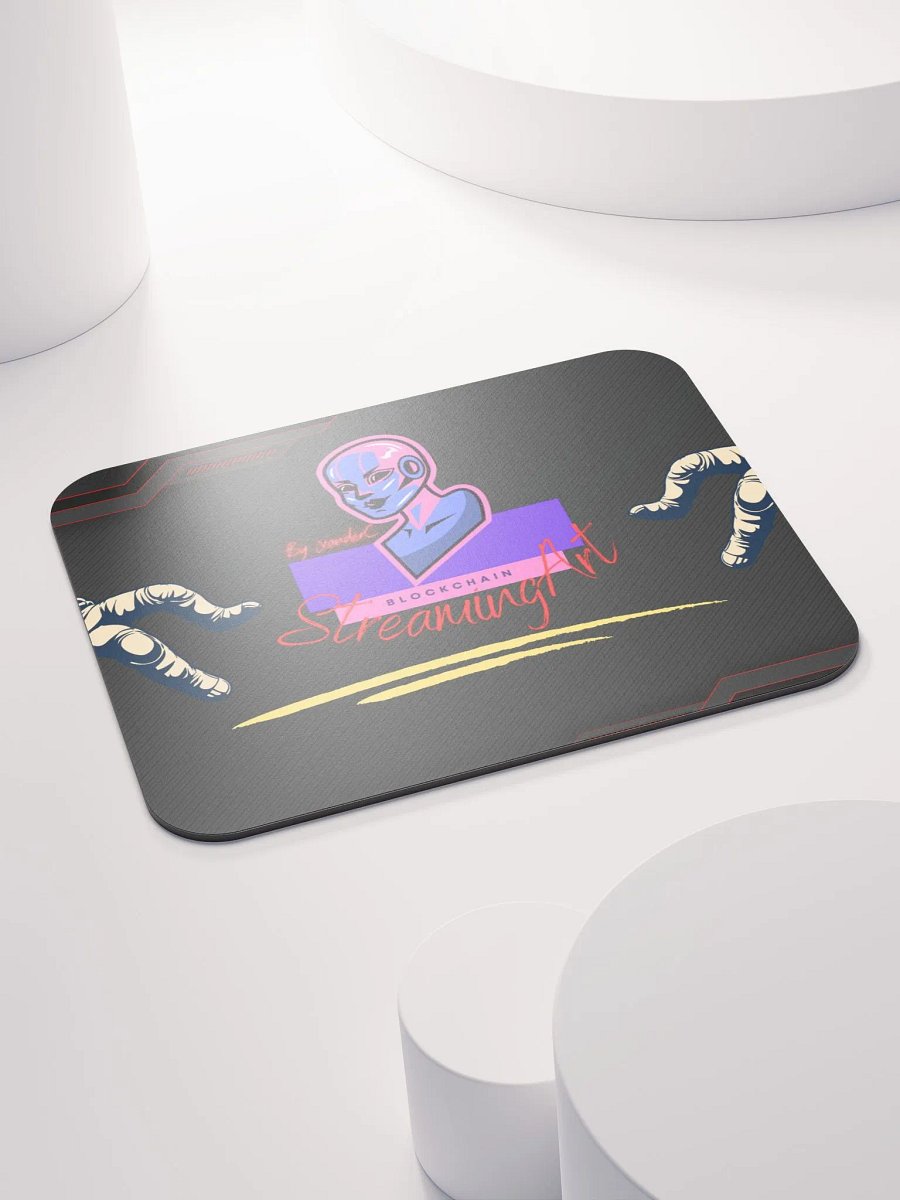 Futuristic StreamingArt Blockchain Mouse Pad product image (4)