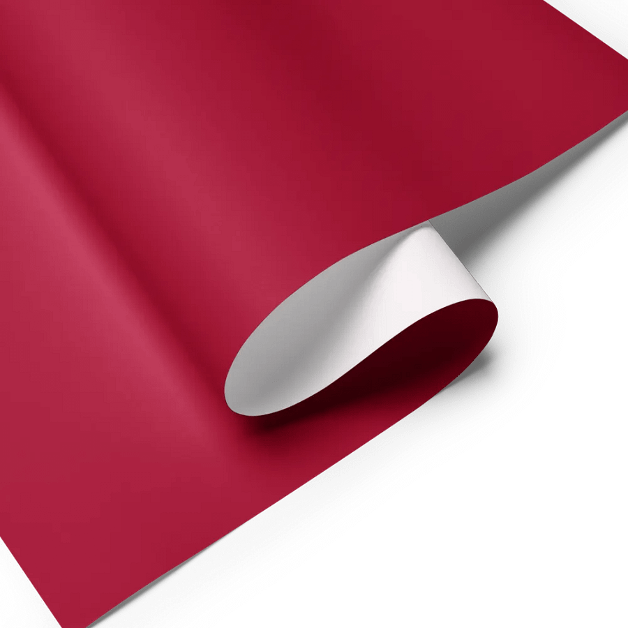 Carmine Red Solid Holiday Christmas Wrapping Paper Sheets (3) product image (7)