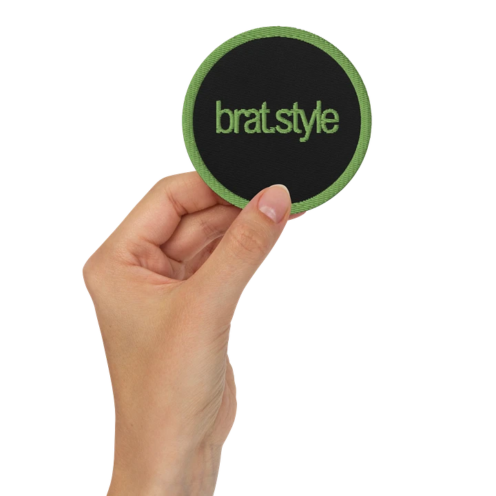 the bratstyle embroidered patch - circle product image (2)