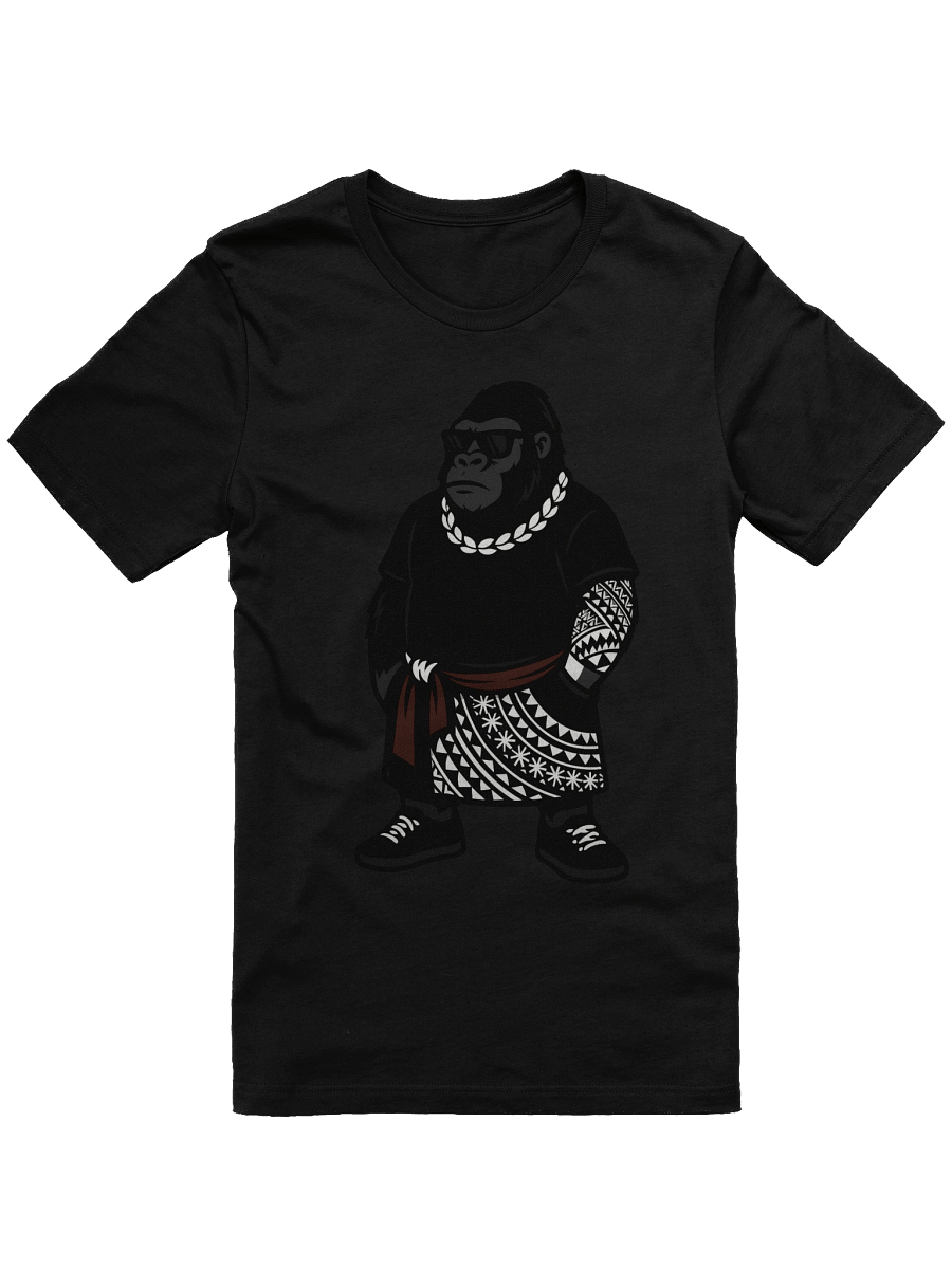 Samoan Gorilla T-Shirt – Urban Tribal Lava Lava Streetwear Design | Polynesian Island Culture Tee by ASP Apparel product image (1)