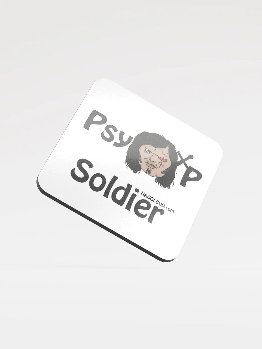 PsyOp Soldier Corked Coaster product image (2)