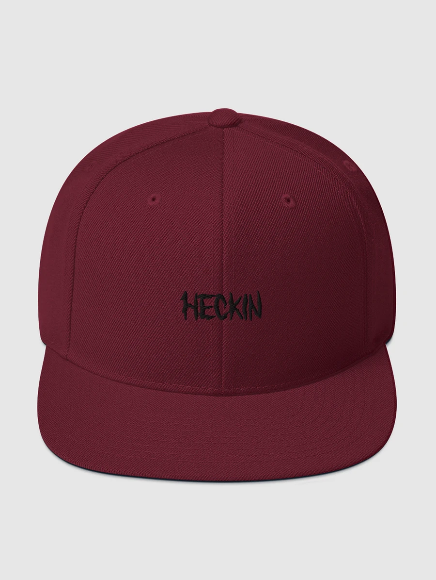 Snapback Hat (Black Heckin) product image (7)