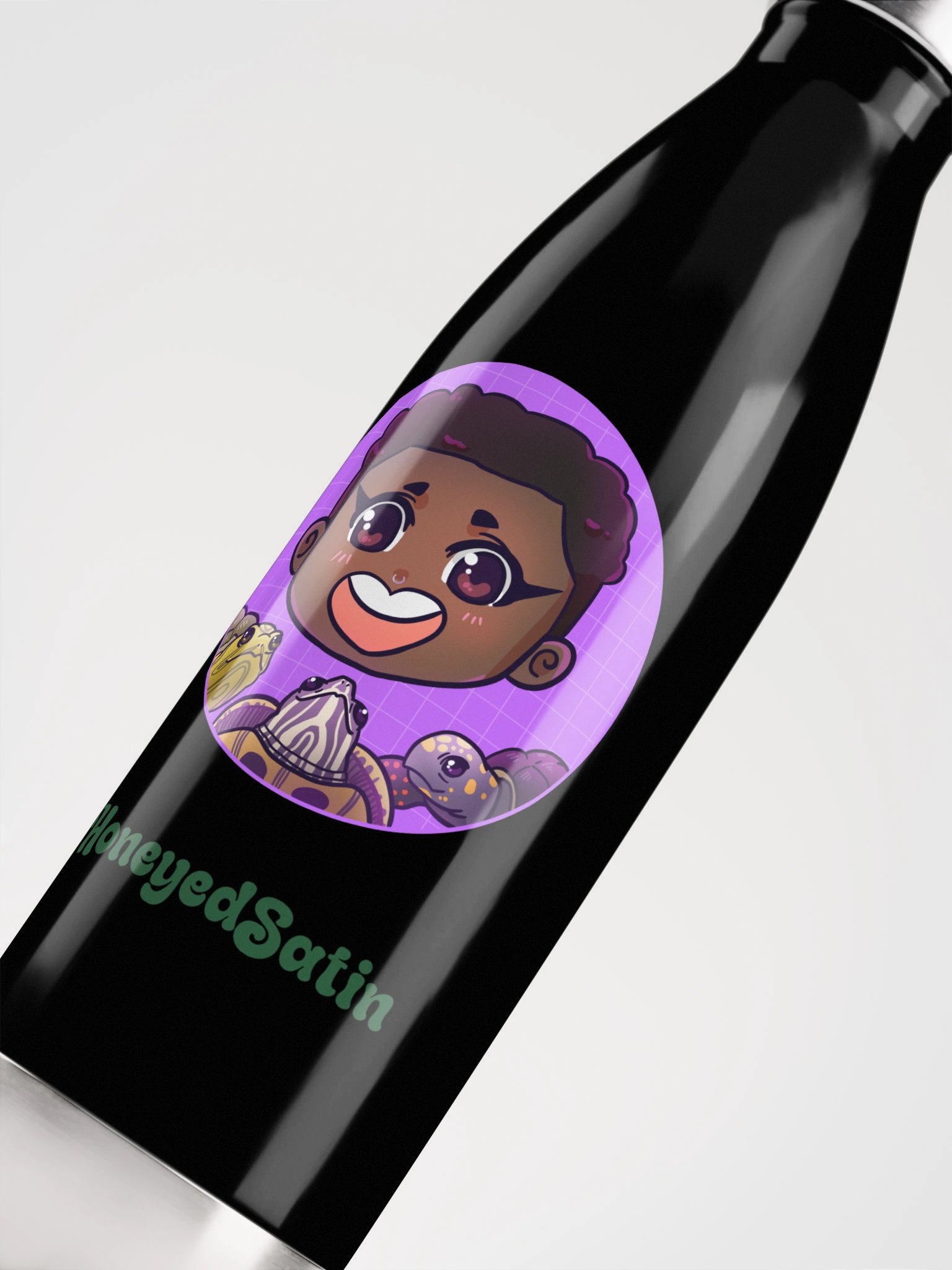 HoneyedSatin & Turtles Stainless Steel Bottle product image (5)