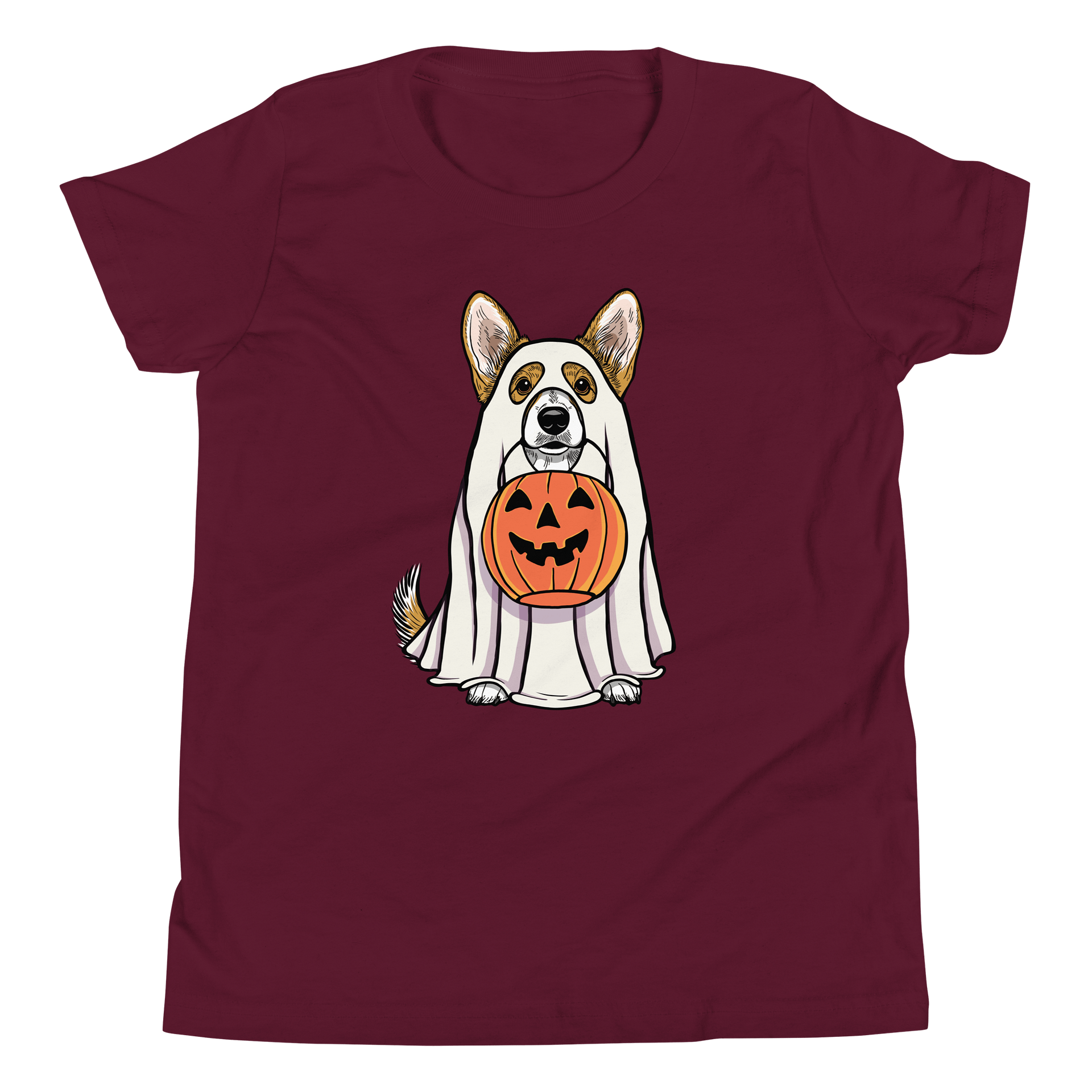 Halloween Cardigan Welsh Corgi(Fawn) Youth T-Shirt product image (5)