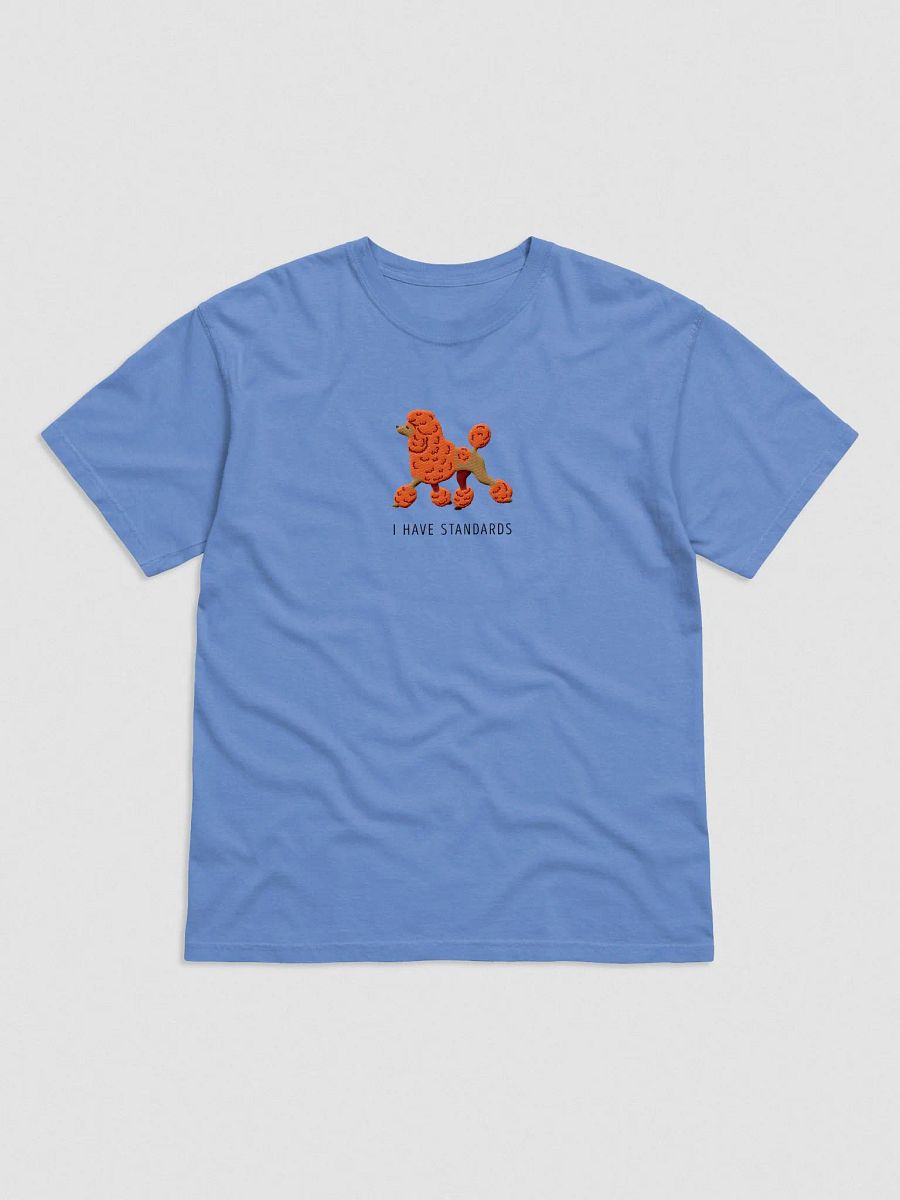 I Have Standards T-Shirt(Embroidered) of a Standard Poodle(Orange) product image (4)