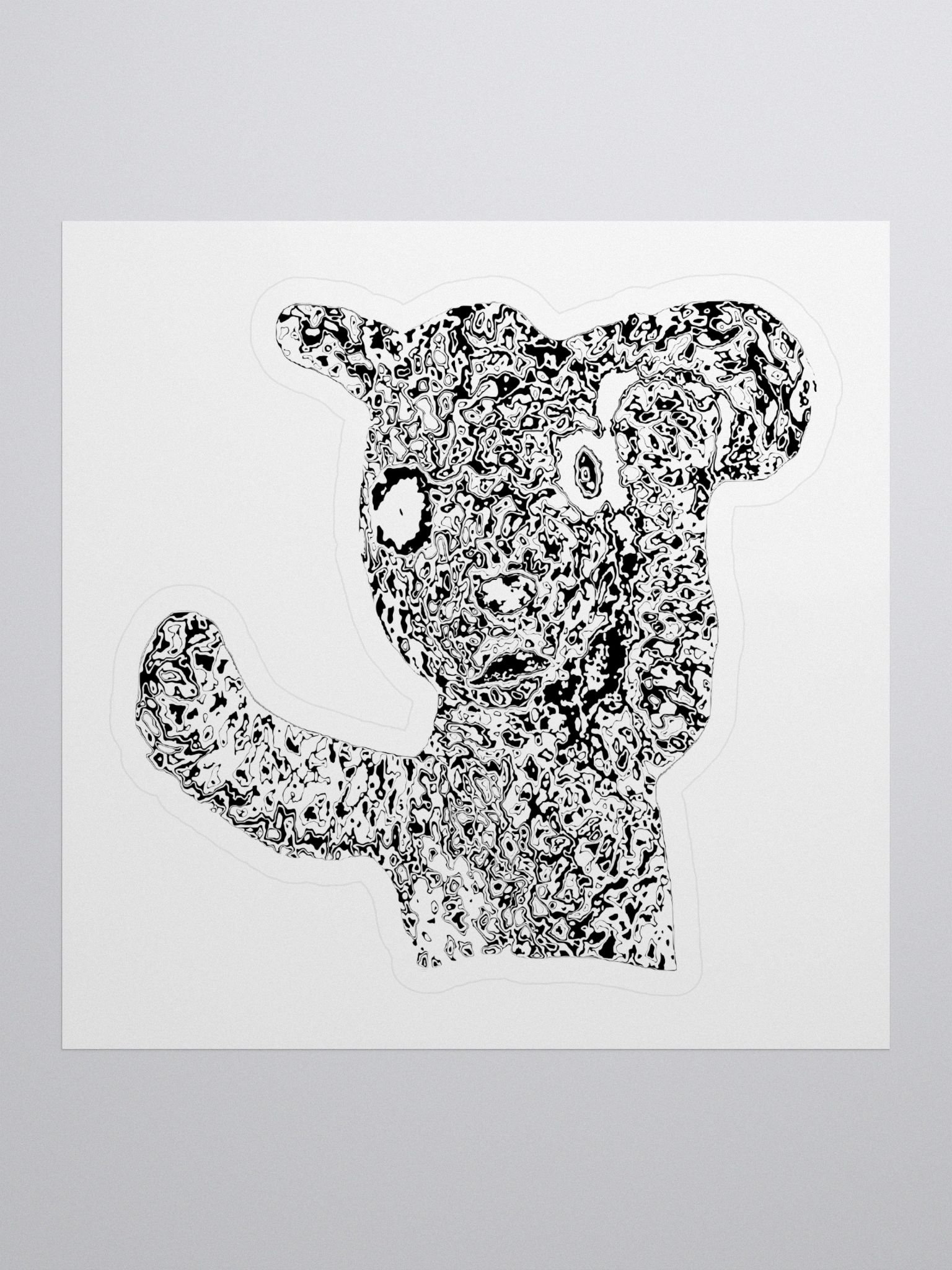 Plush Toy vinyl sticker product image (1)