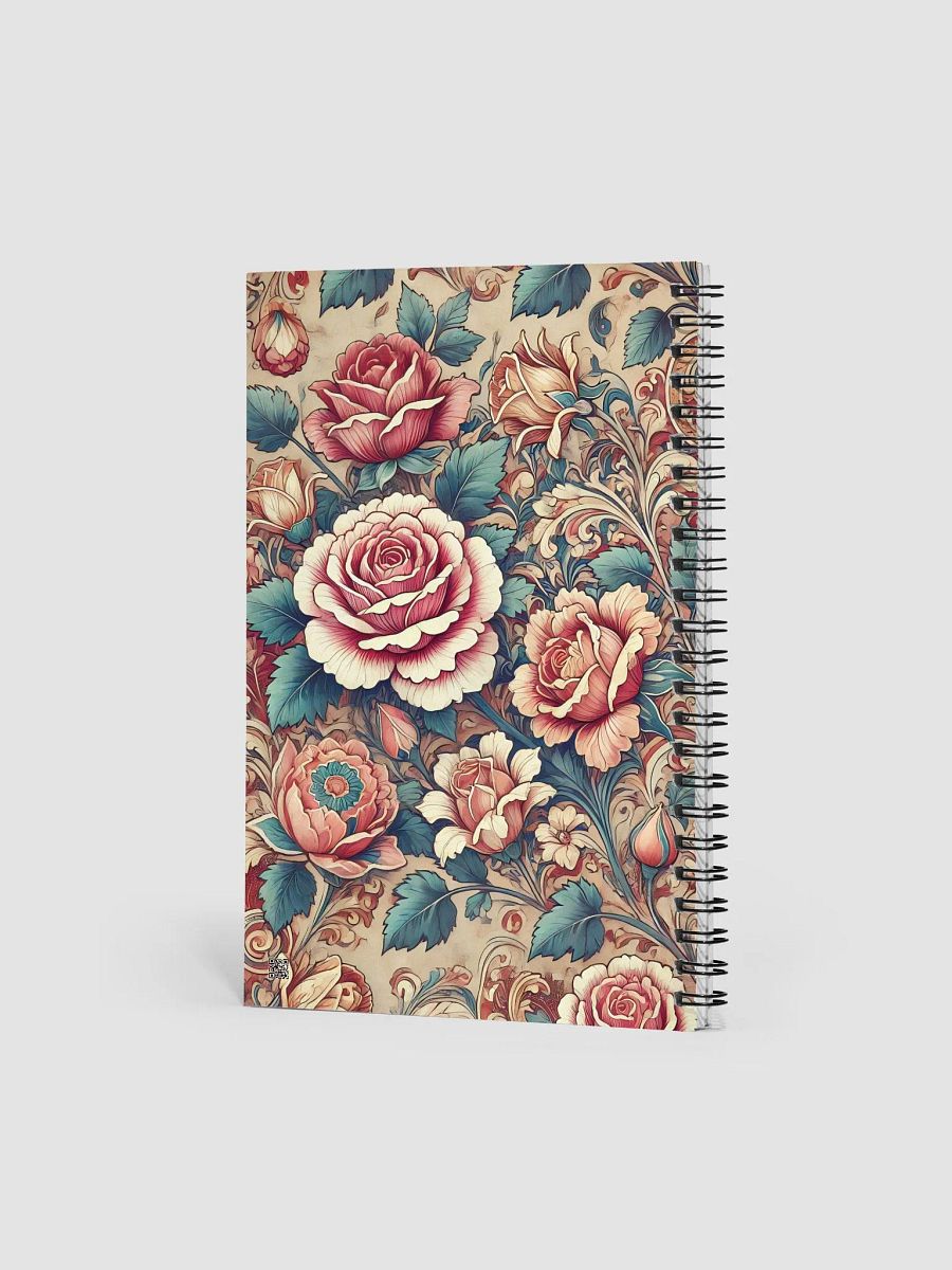 Royal Floral Spiral Notebook product image (2)