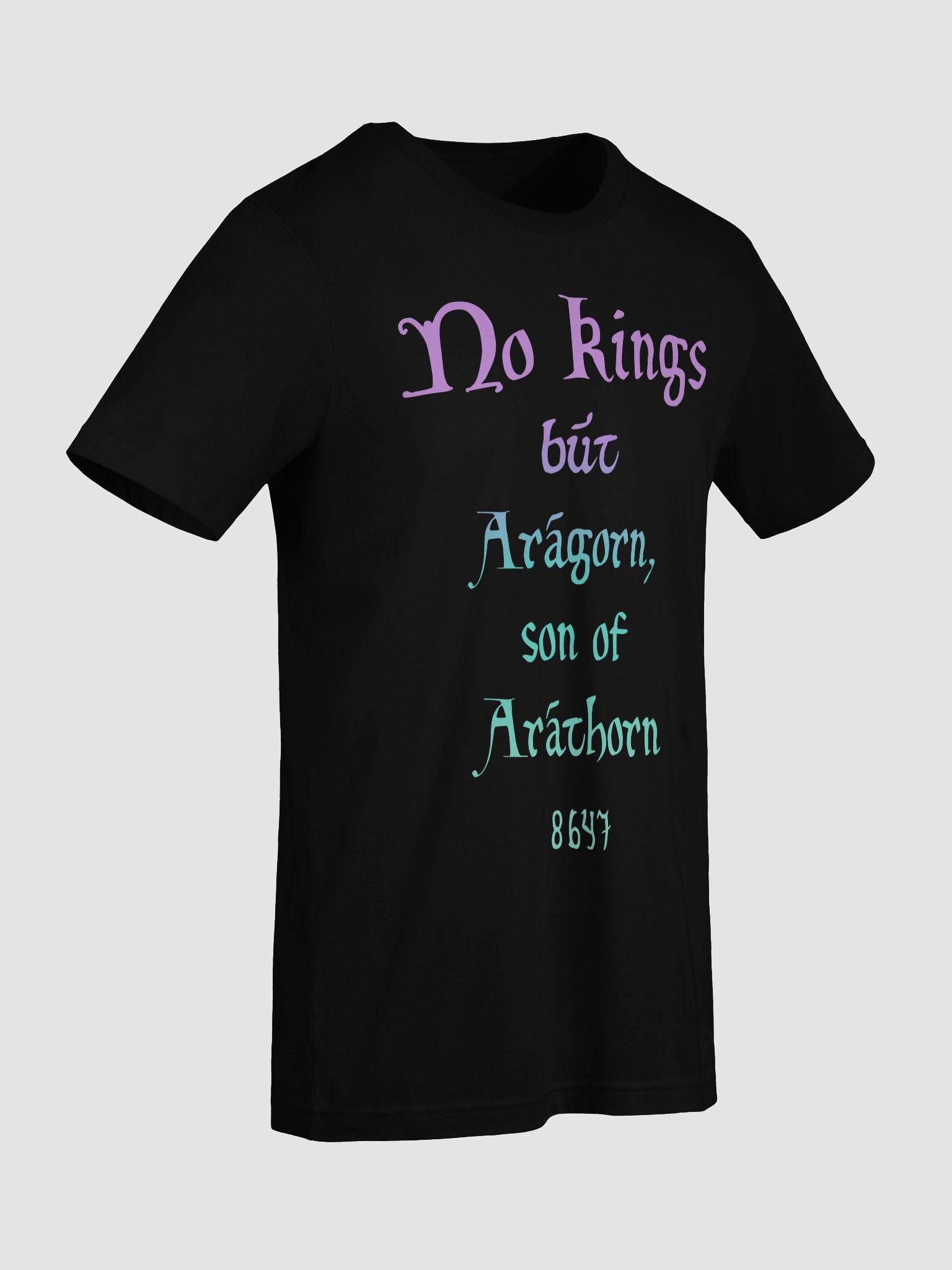 No Kings (dark variant) Straight-Sided T-Shirt product image (9)